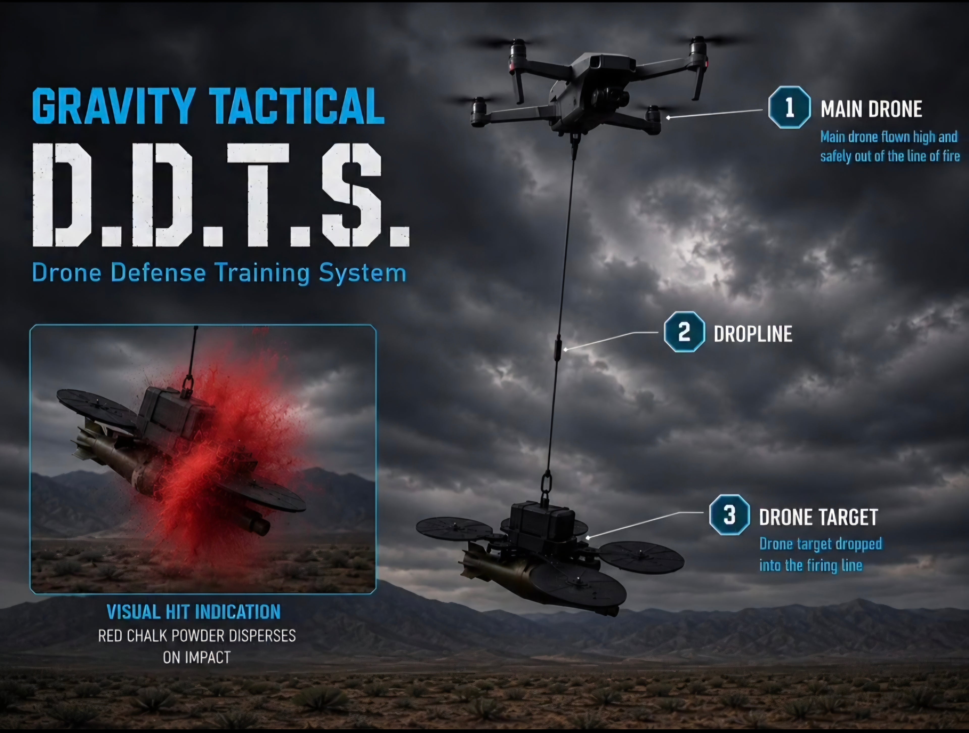 D.D.T.S. DRONE DEFENSE TRAINING SYSTEM