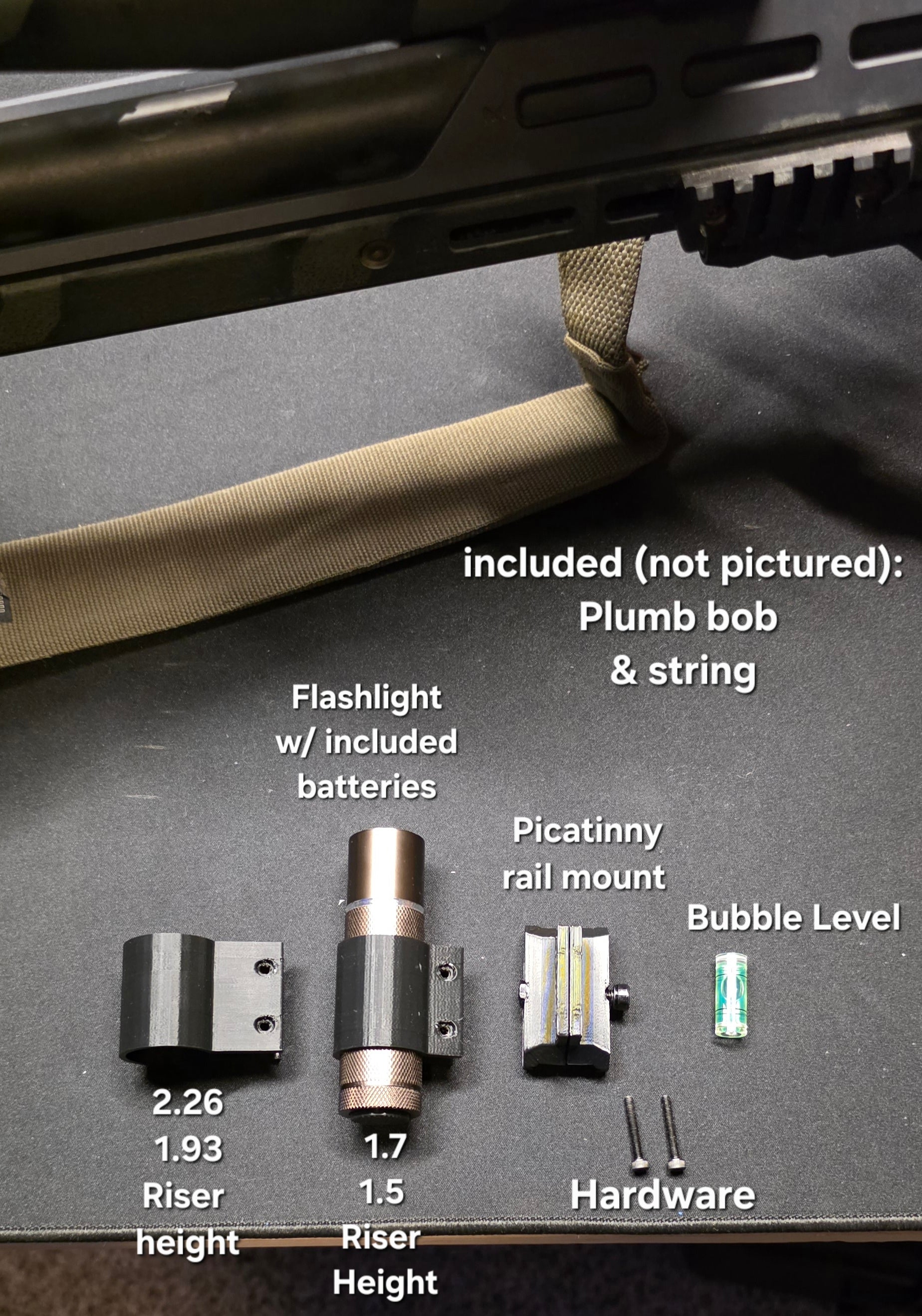 OPTIC RETICLE LEVELING KIT
